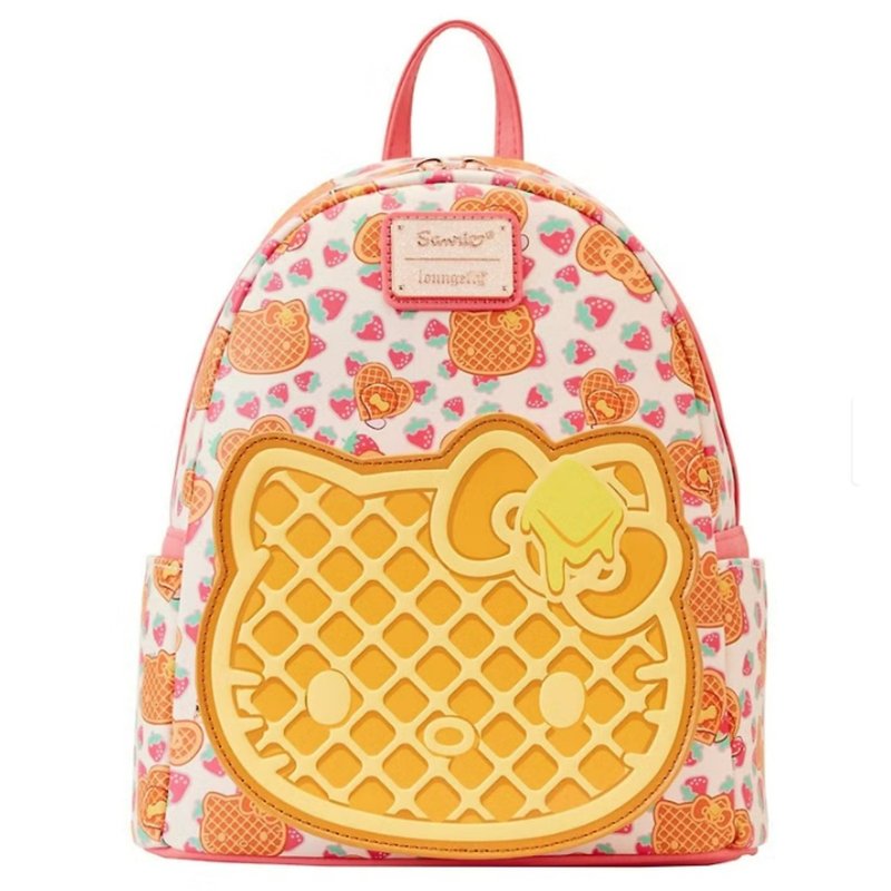 Loungefly Hello Kitty 格子图案迷你背包 - 后背包/双肩包 - 人造皮革 