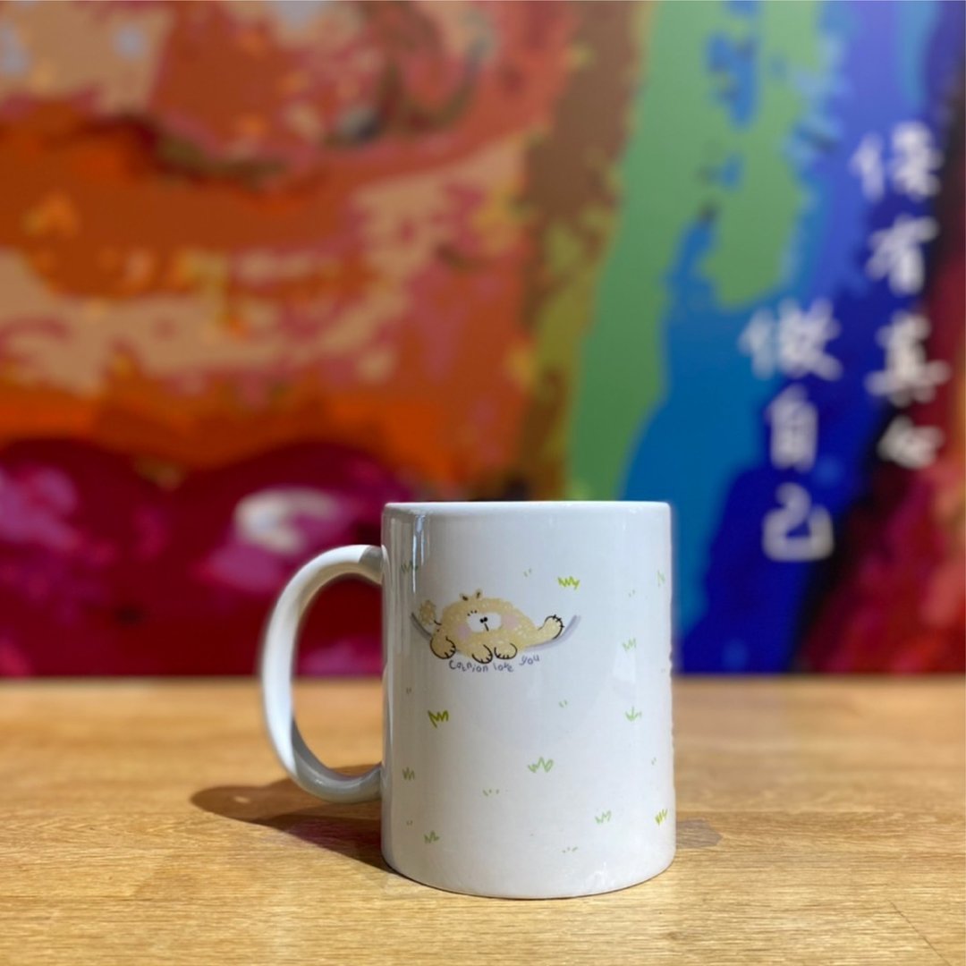 【马克杯&陶瓷杯垫组】天地之间 - 其他杯子 - 瓷 白色