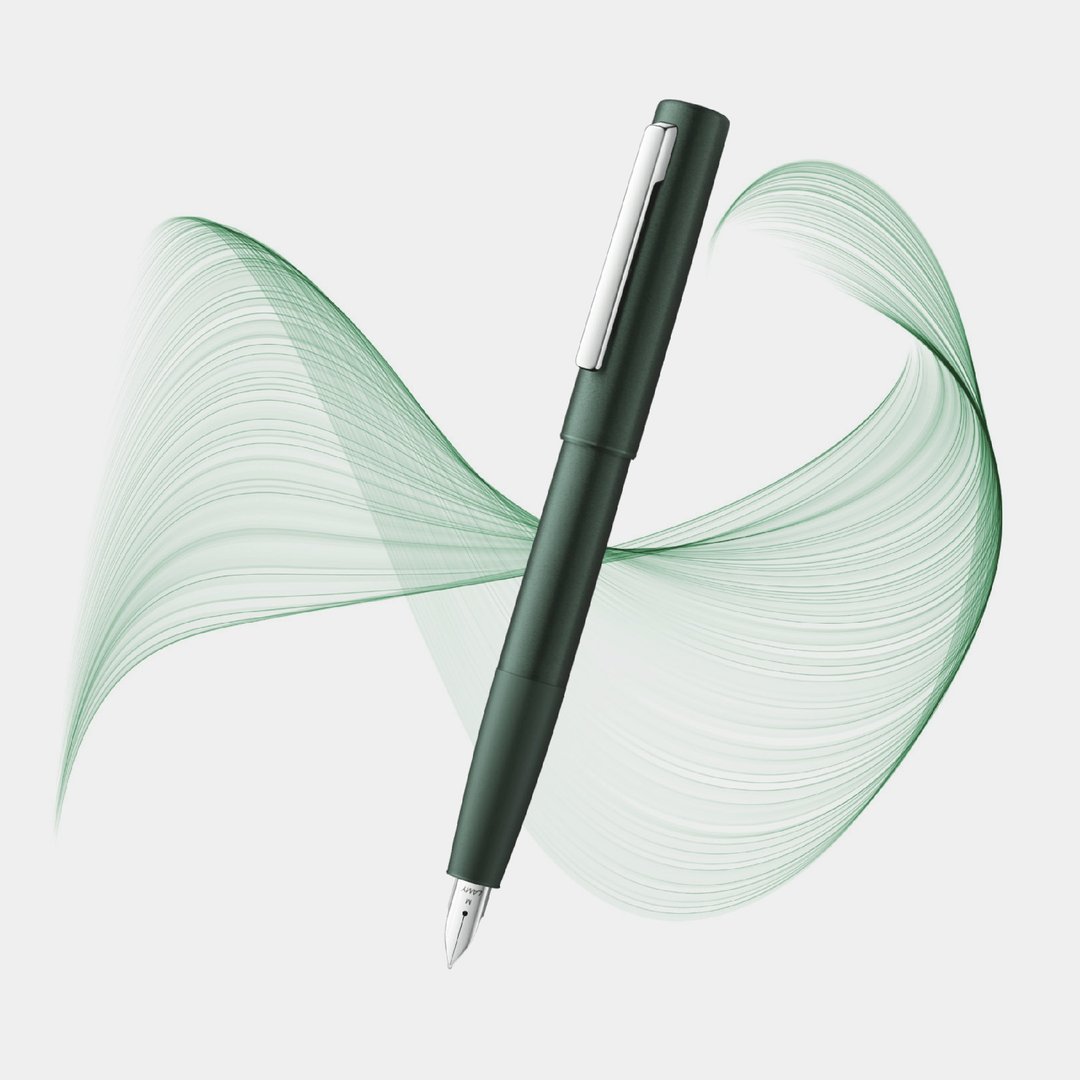 【雷雕免费刻字】LAMY 钢笔礼盒 / aion 永恒系列  - 橄榄绿 - 钢笔 - 铝合金 绿色