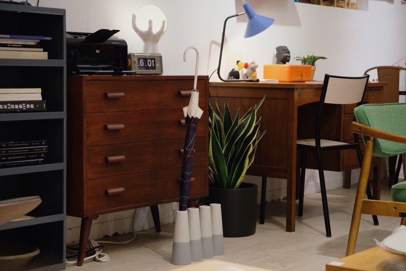 Trusco四孔伞架 两用 - 收纳用品 - 塑料 灰色