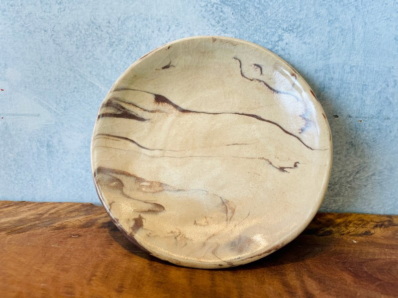 江山盘。壶承。茶盘。茶具。时尚老灵魂。江山如画 来一场餐桌茶 - 盘子/餐盘/盘架 - 陶 白色