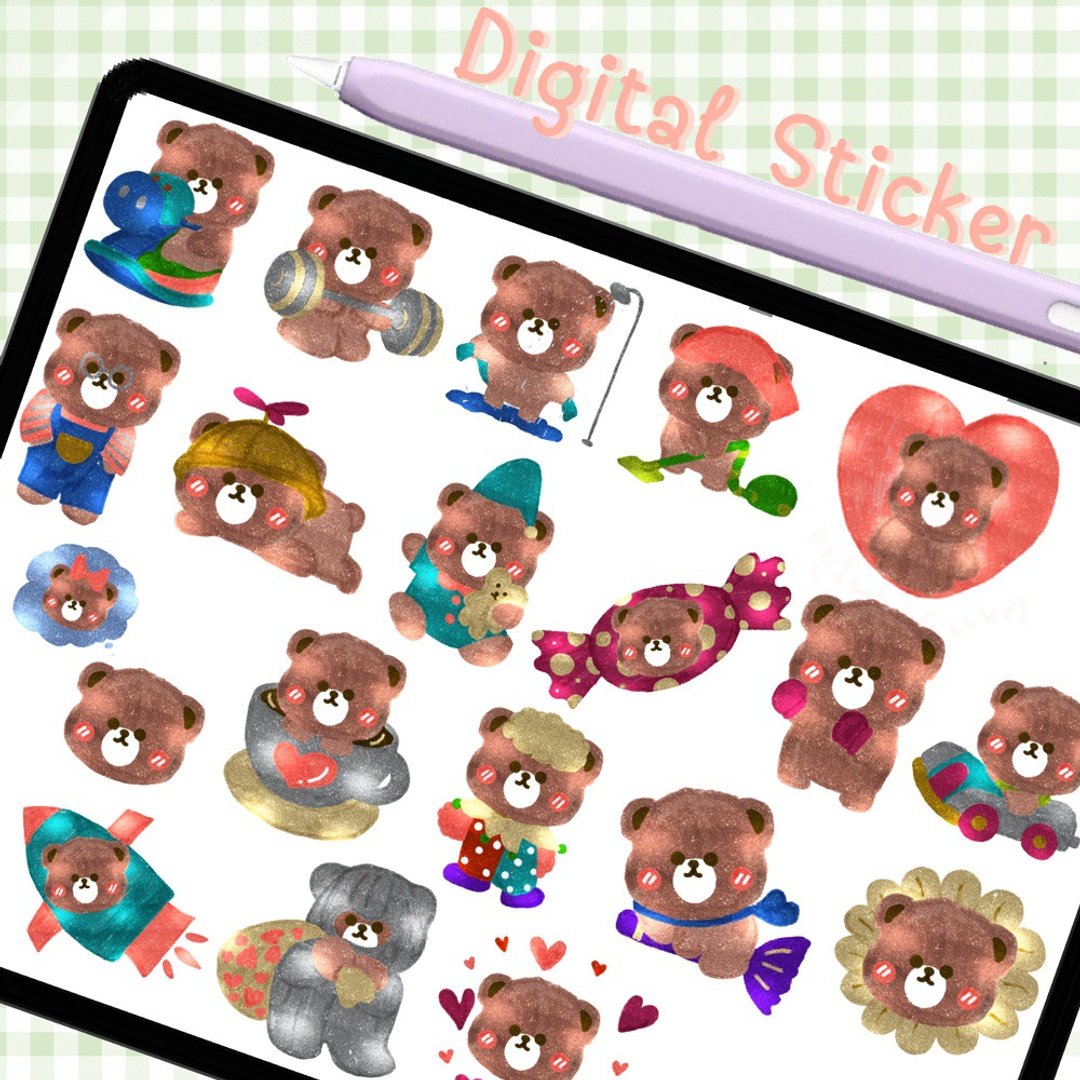 Big Bear Digital Sticker - 其他数码商品 - 其他材质 