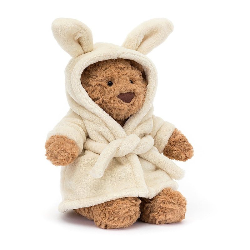 Bartholomew Bear Bathrobe 浴袍巴赛罗熊 浴袍睡衣熊宝贝 - 玩偶/公仔 - 聚酯纤维 咖啡色