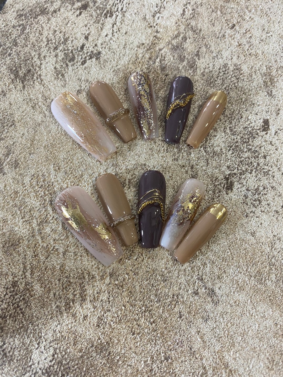 Nail arts/Press on nails/handmade 手工美甲 穿戴甲 贵妇下午茶 - 其他 - 其他材质 