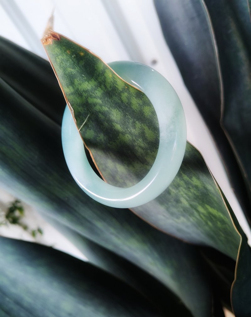 Miss feng天然石-天然青冻青玉手镯 - 手链/手环 - 玉石 