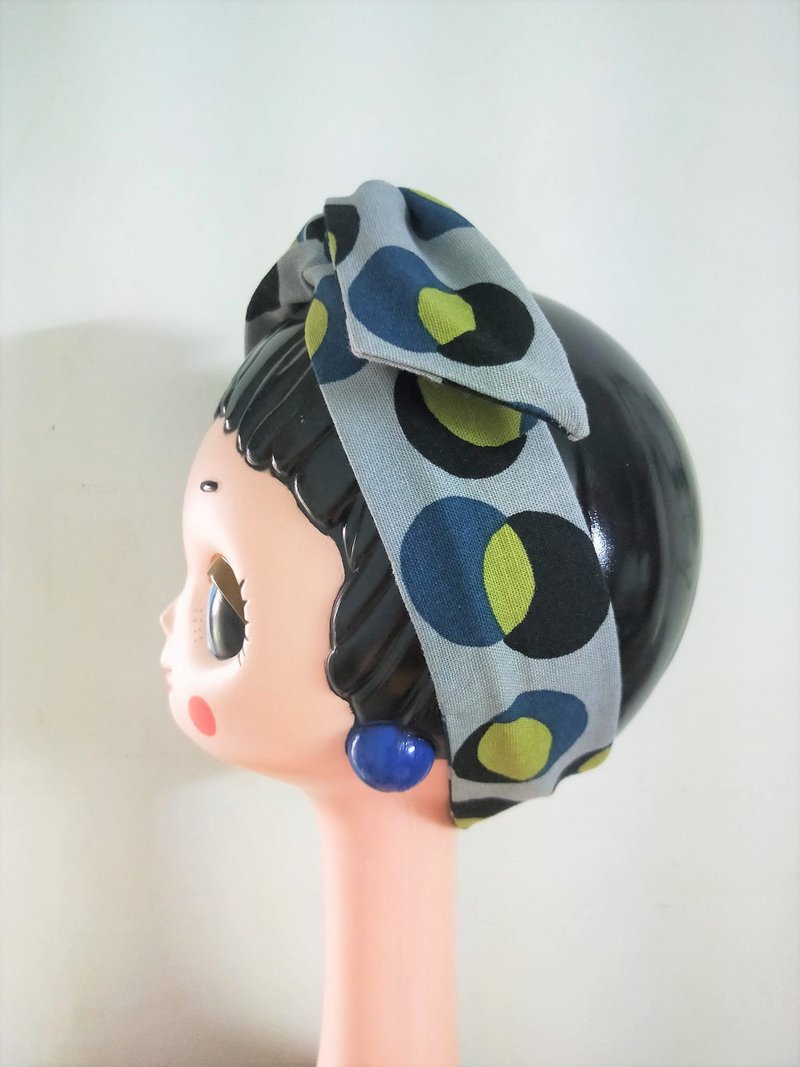 转转发带-大圆球 - 发带/发箍 - 棉．麻 多色