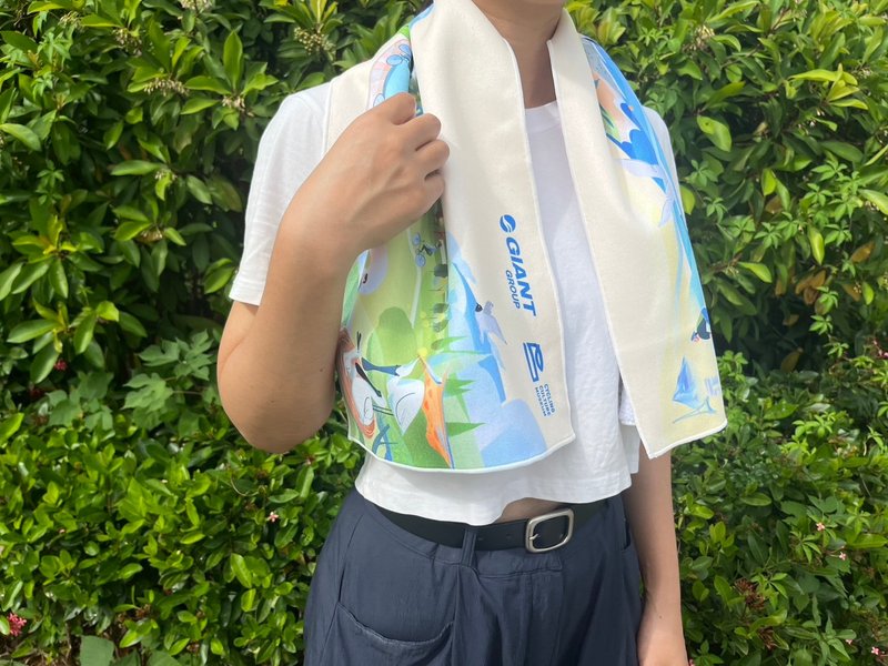 Cycling Paradise 厚磅运动毛巾 - 运动配件 - 聚酯纤维 