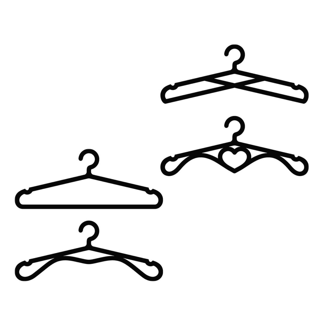 Clothes hanger svg, clothes hanger eps, hanger template, hanger png, hanger, SVG - 图文模板设计 - 其他材质 