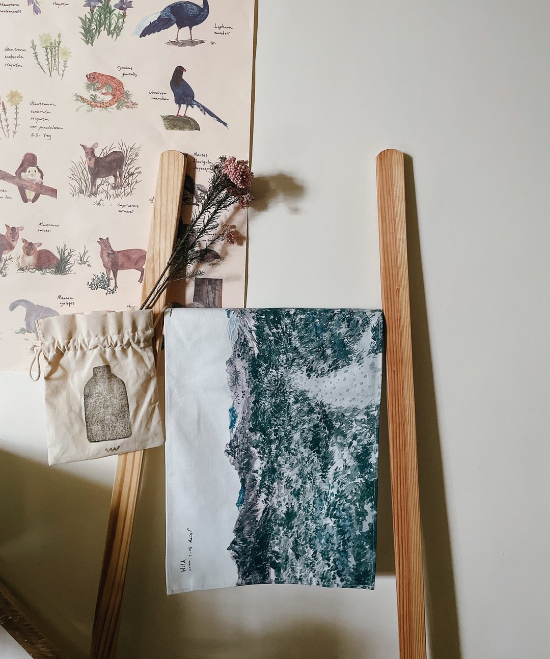 台湾山林挂布 - Wild - 海报/装饰画/版画 - 棉 绿色