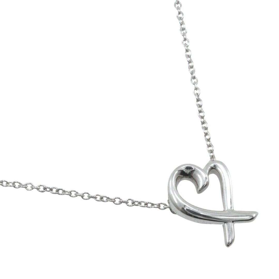 【日本直送】蒂芙尼 TIFFANY&Co. Loving Heart 项链 Paloma Picasso 纯银925 爱心 约1.8g 女仕款【二手】 - 项链 - 银 银色