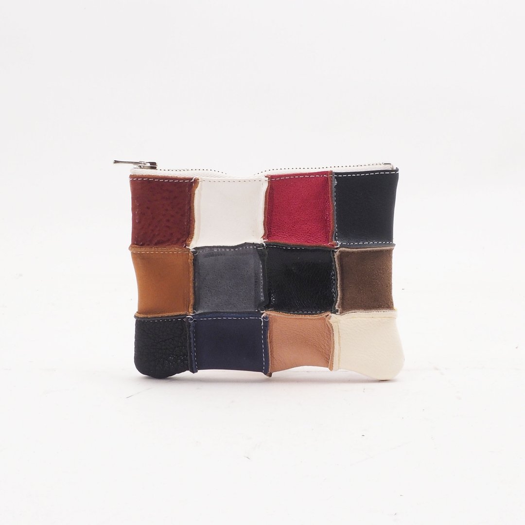 random leather porch4 / 皮革手拿包 / 拼贴 / 迷你钱包 / 零钱包 / 卡夹 / PS004 - 化妆包/杂物包 - 真皮 多色