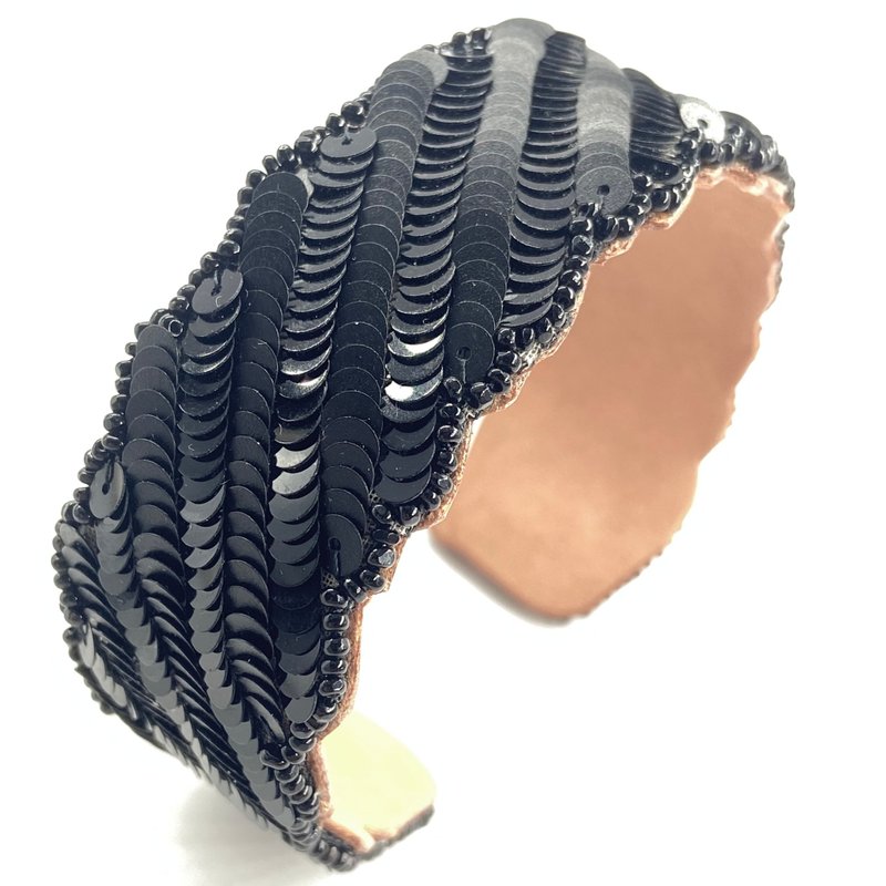 手镯奢华黑1 项目 - 手链/手环 - 其他材质 黑色