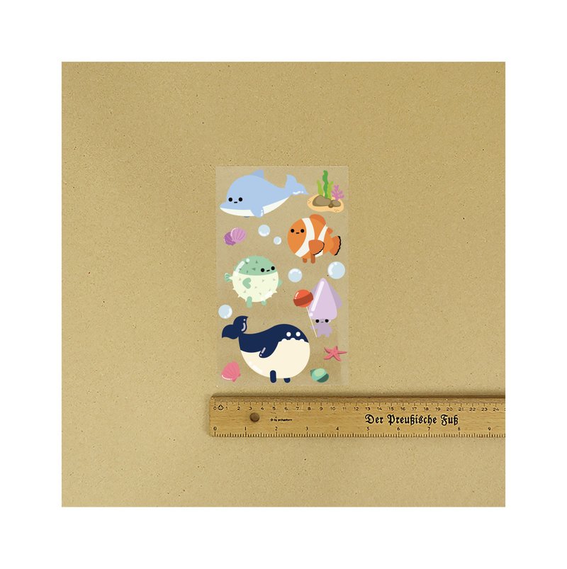 布用海洋鱼子熨烫贴纸 | 热转印花贴纸 - 贴纸 - 其他材质 多色