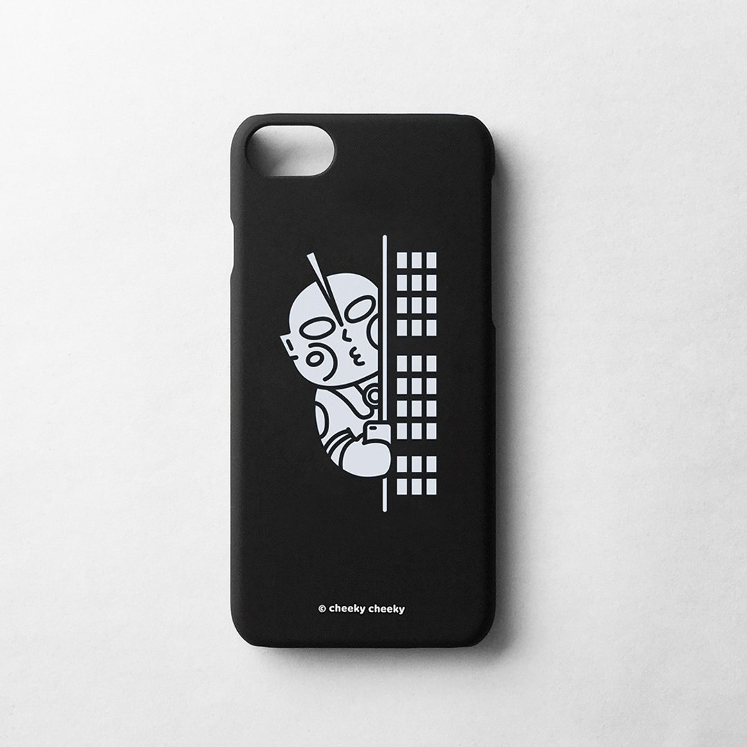 cheeky cheeky 咸蛋超人Cheeky 在偷拍 手机壳  phone case - 手机壳/手机套 - 其他材质 白色
