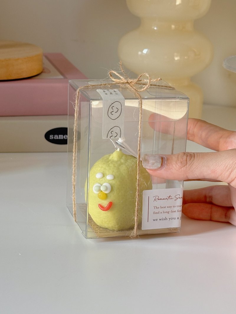 柠檬与莱姆 : 柠檬莱姆水果造型香氛蜡烛 - 蜡烛/烛台 - 蜡 