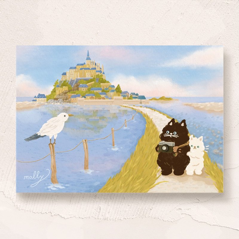 postcard-法国圣米歇尔山・新版 - 卡片/明信片 - 纸 