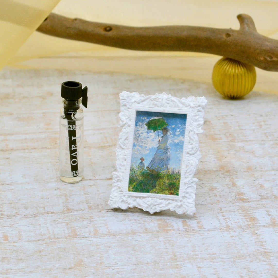 莫内撑伞的女子 名画扩香石 - 香薰/精油/线香 - 环保材料 