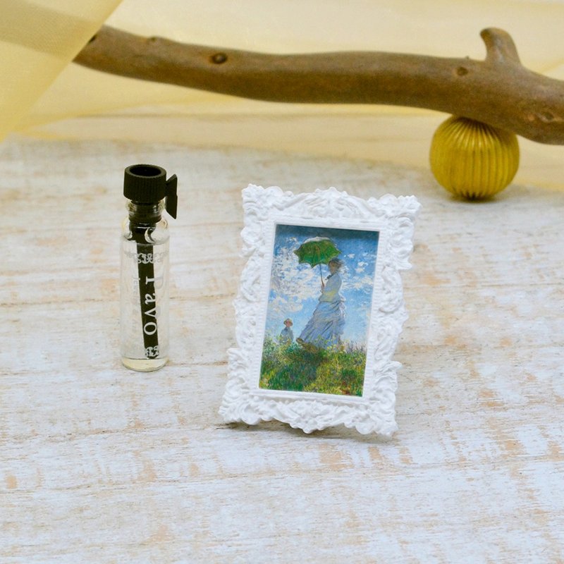 莫内撑伞的女子 名画扩香石 - 香薰/精油/线香 - 环保材料 