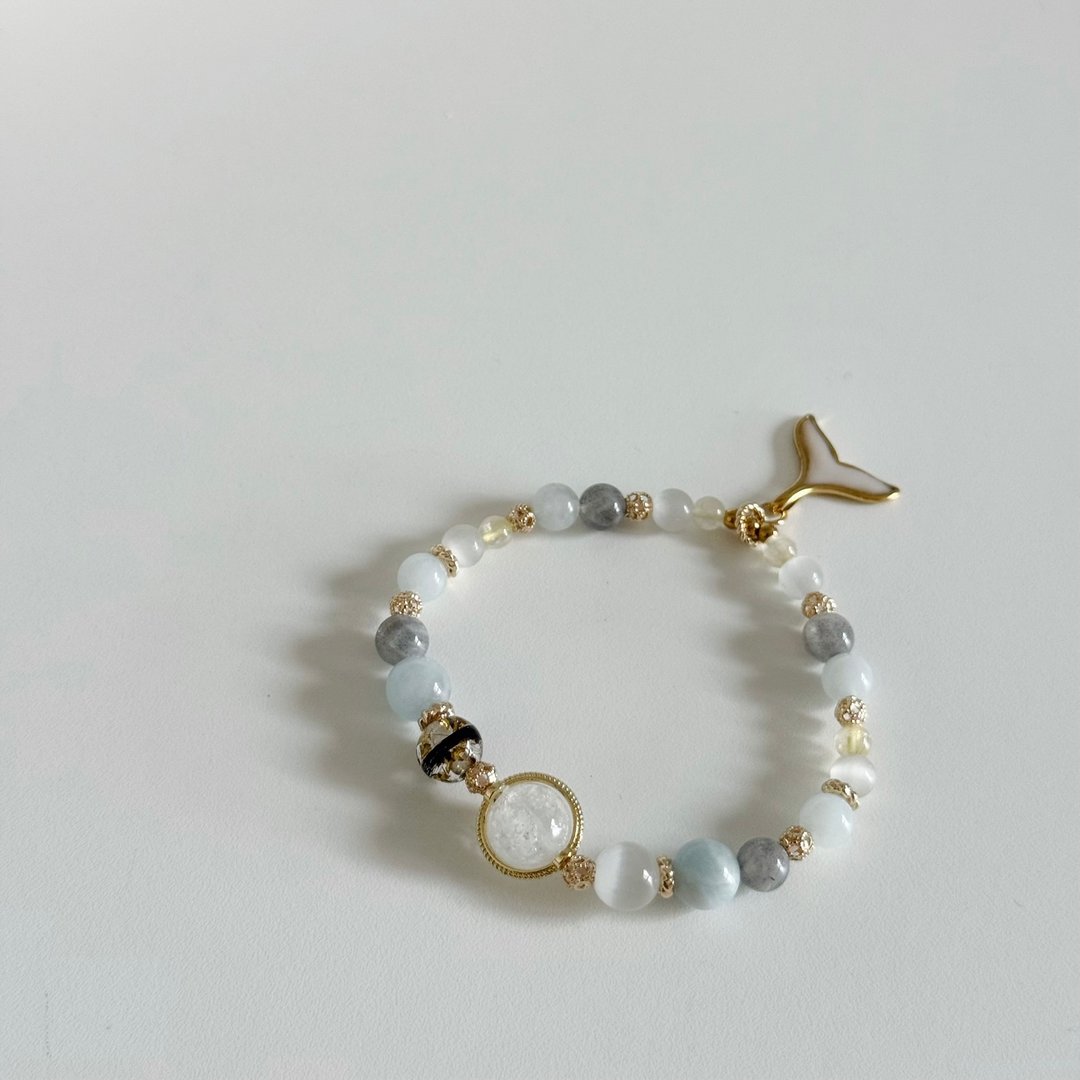 Mimis设计款 流光拾梦  胎毛 母乳水晶手链 - 婴儿饰品 - 水晶 