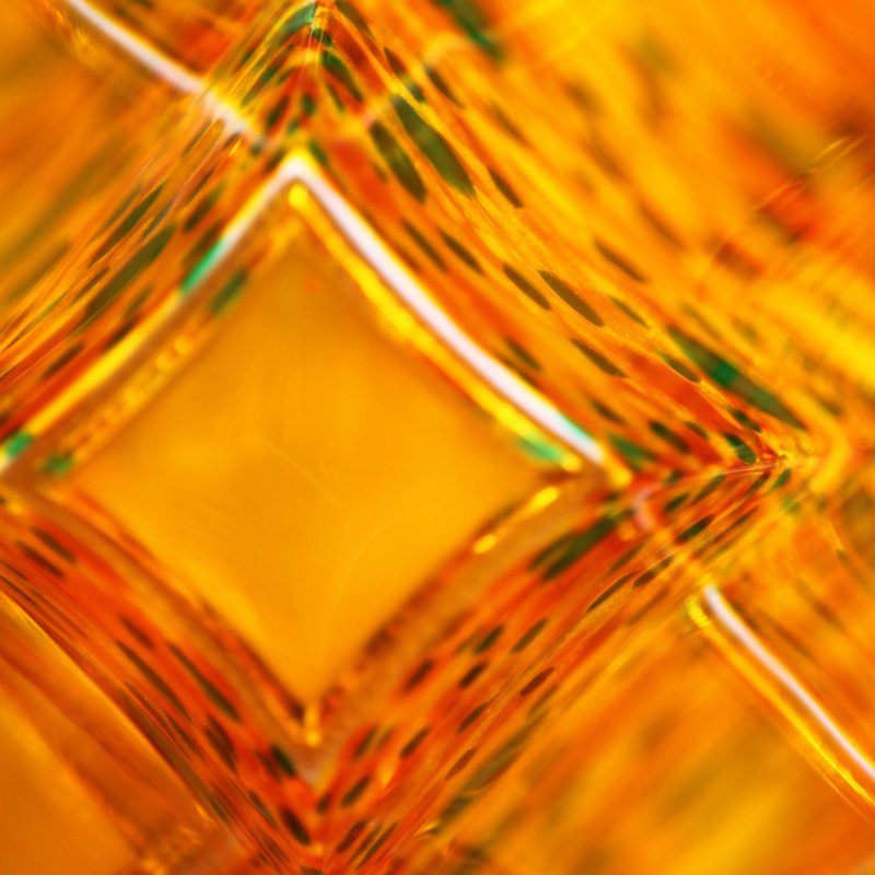 【限量版】万华世界│手绘暖色系渲染色彩艺术玻璃花器 - 摆饰 - 玻璃 橘色