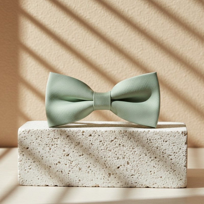 薄荷绿领结 - 领结/领巾 - 其他人造纤维 绿色