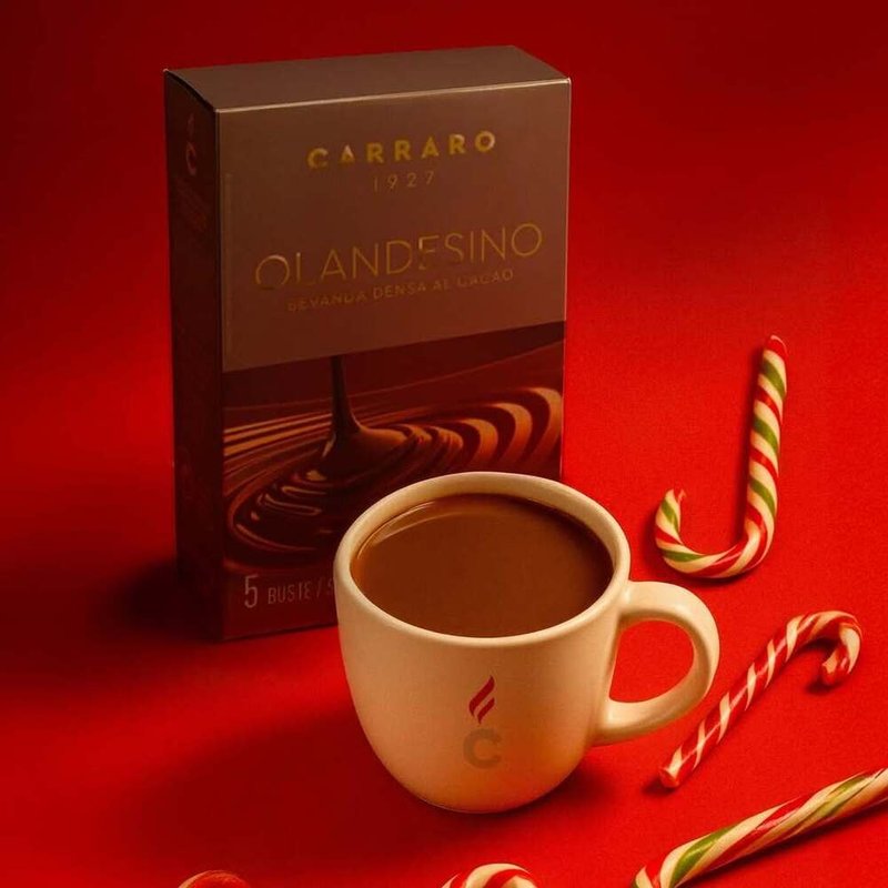 【Carraro】Olandesino Cocoa 香浓甜蜜巧克力可可粉随身包 (5 入) - 巧克力 - 其他材质 咖啡色