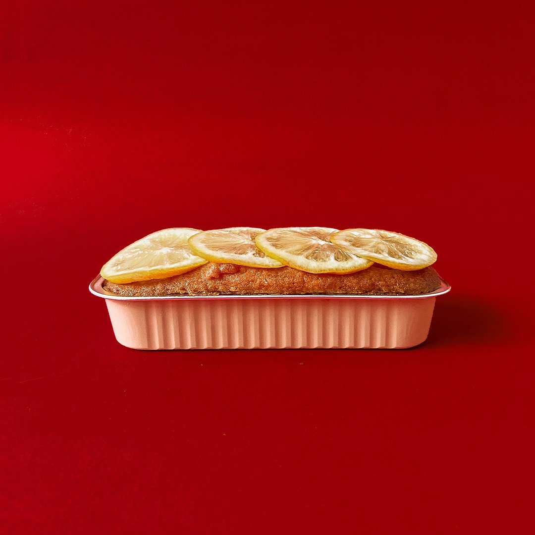 柠檬凝乳磅蛋糕 - 蛋糕/甜点 - 新鲜食材 黄色