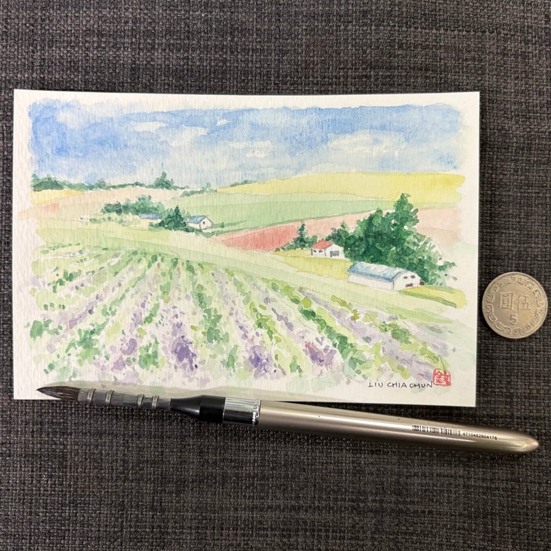 北海道的花蕊-手绘原创淡彩画 - 海报/装饰画/版画 - 纸 