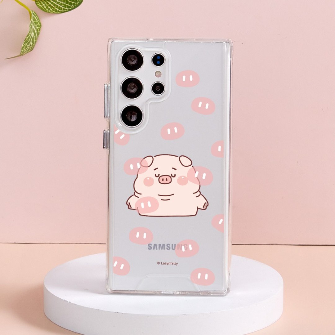 胖才可爱满满猪鼻子防摔透明SAMSUNG手机壳 - 手机壳/手机套 - 塑料 多色