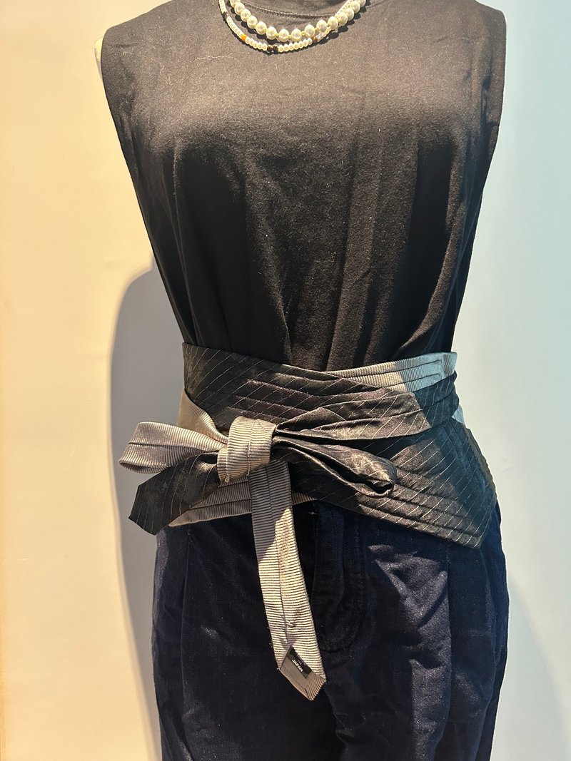 复古腰带 - 皮带/腰带 - 棉．麻 黑色