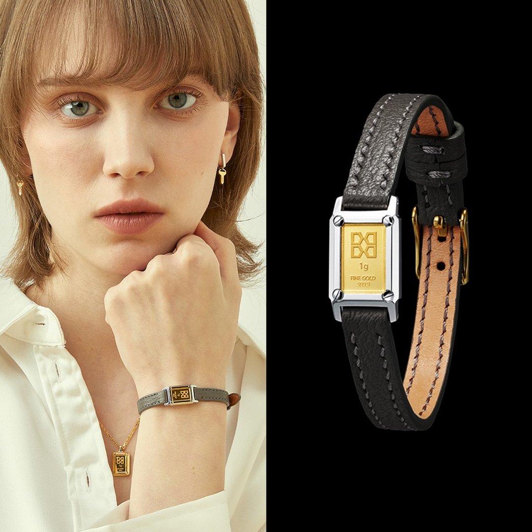 GRAM GOLD BAR WATCH BRACELET_Crispe - 手链/手环 - 24k 金 