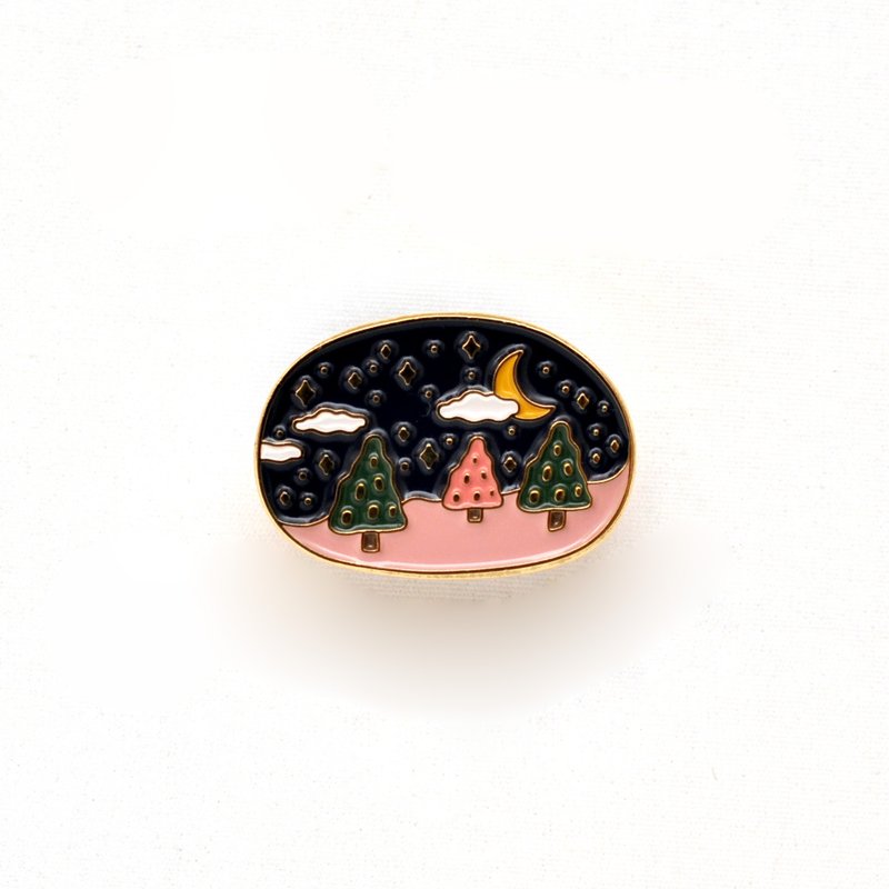 A. Strawberry 沈睡森林 浪漫胸针#3 - 胸针 - 其他金属 蓝色