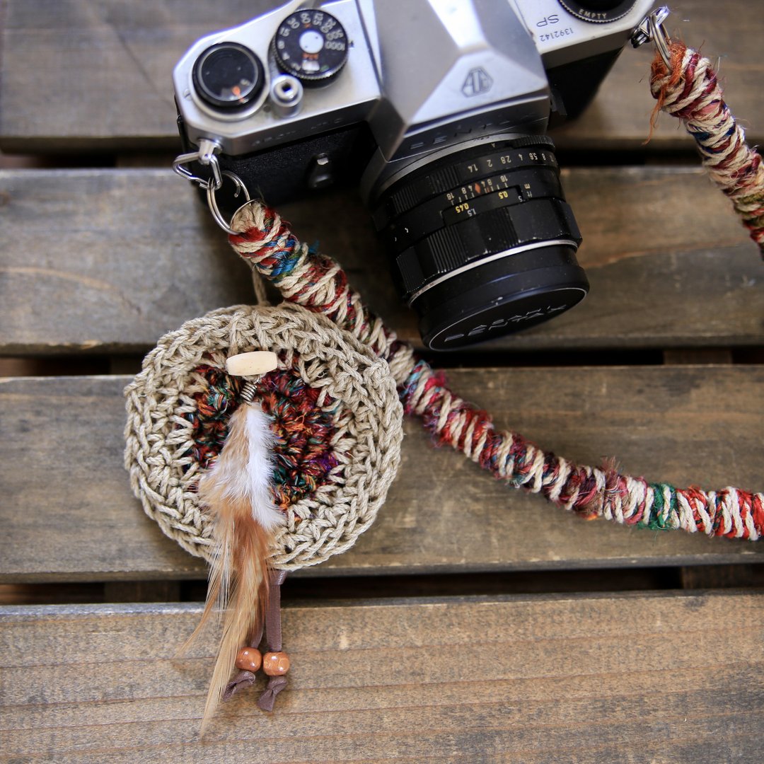 Lens cap holder / for 62mm or less - 相机包/相机袋 - 棉 多色