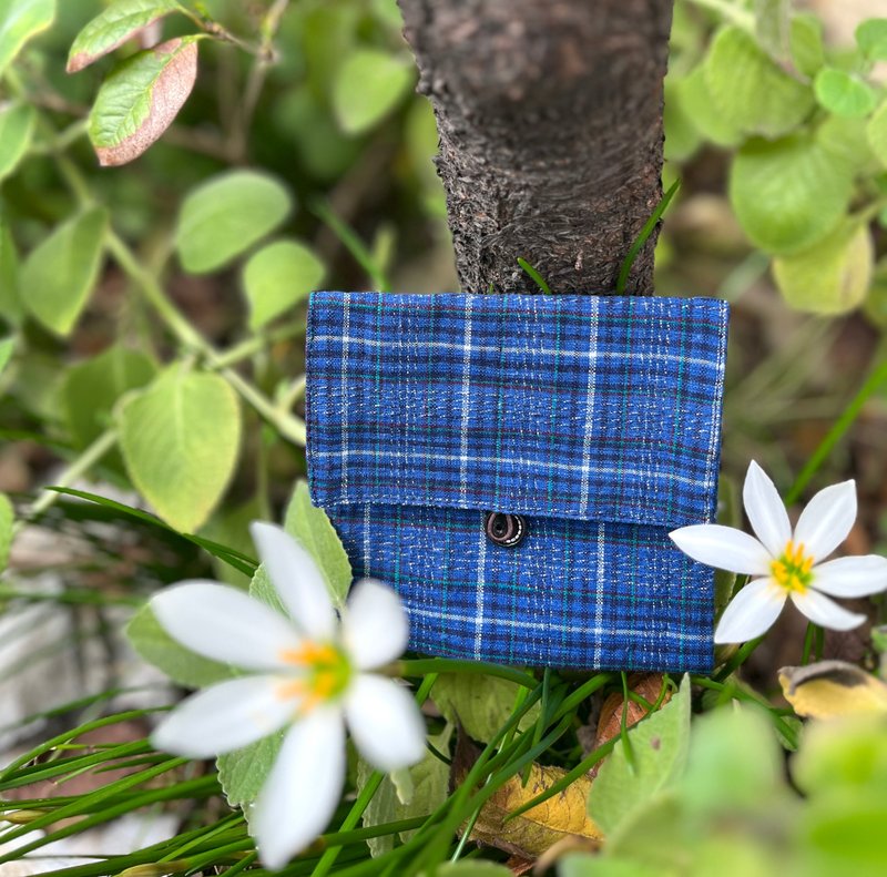 老布钮扣袋/M 巾袋 - 化妆包/杂物包 - 棉．麻 