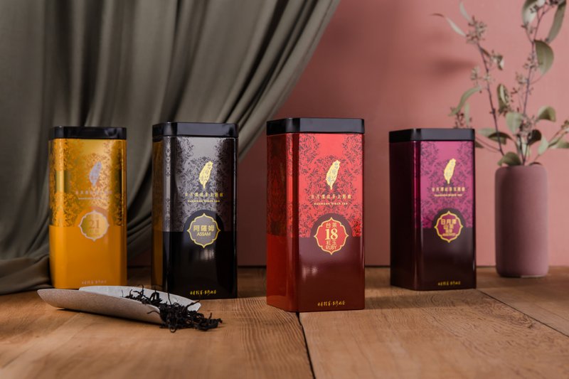 精菜单罐-台茶8号阿萨姆、台茶18号红玉、台茶21号红韵、紫芽山茶 - 茶 - 新鲜食材 多色