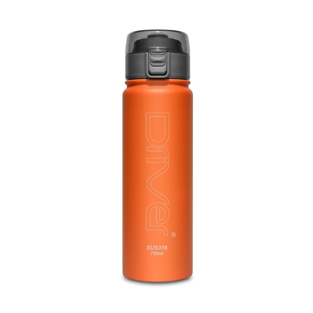 Driver │ 弹跳杯杯 750ml－爱马士橘 - 保温瓶/保温杯 - 不锈钢 橘色