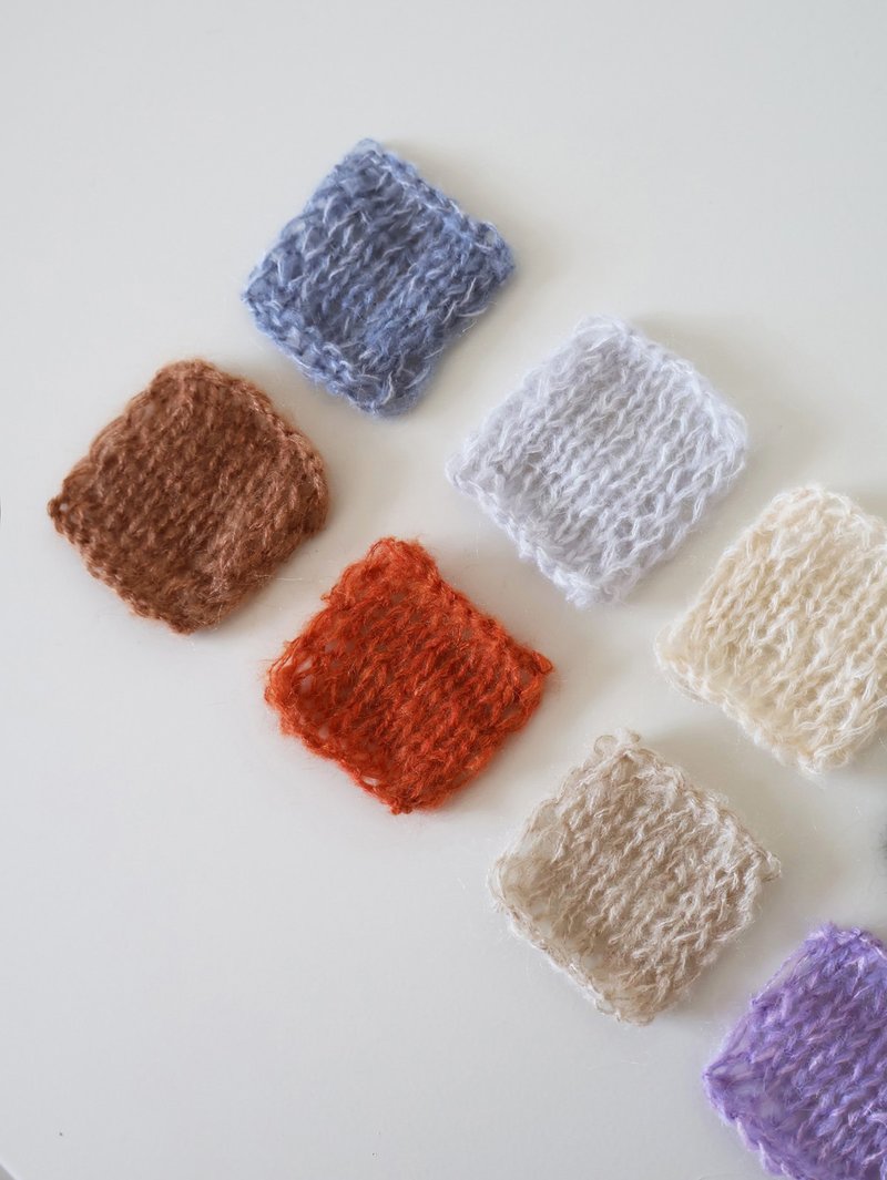 【加购材料包】梦幻马海毛柏林围巾  无教学影片及织图 - 编织/刺绣/羊毛毡/裁缝 - 羊毛 多色