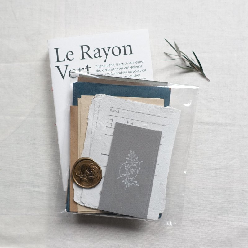 【现货】手帐拼贴素材包 | 封蜡 打底 表格 复古 手工纸 牛皮纸 - 笔记本/手帐 - 纸 卡其色