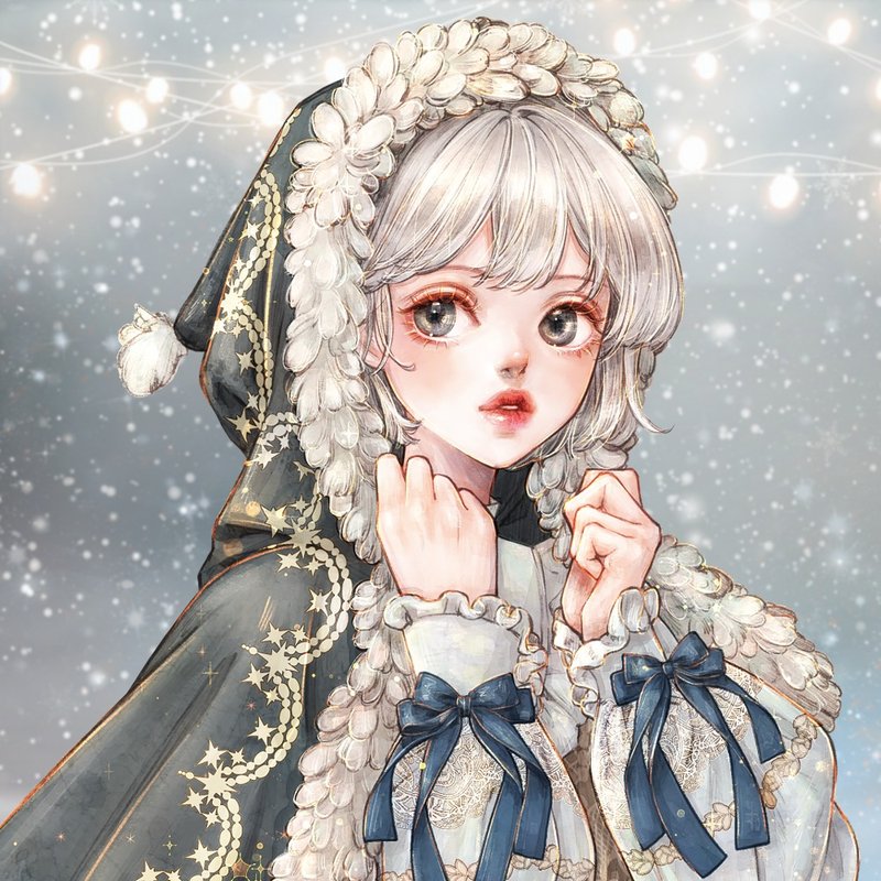 鸟系列 韩国山雀插画贴纸 (共7款颜色) - 贴纸 - 纸 