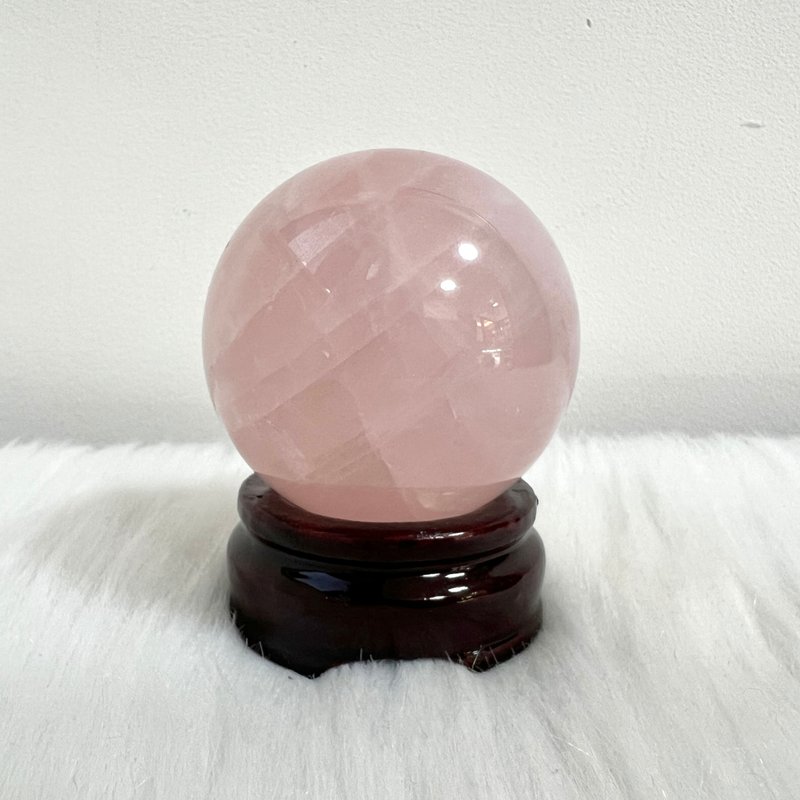 六芒星粉晶球 | 水晶 | 水晶球 | 水晶摆件 - 摆饰 - 水晶 粉红色