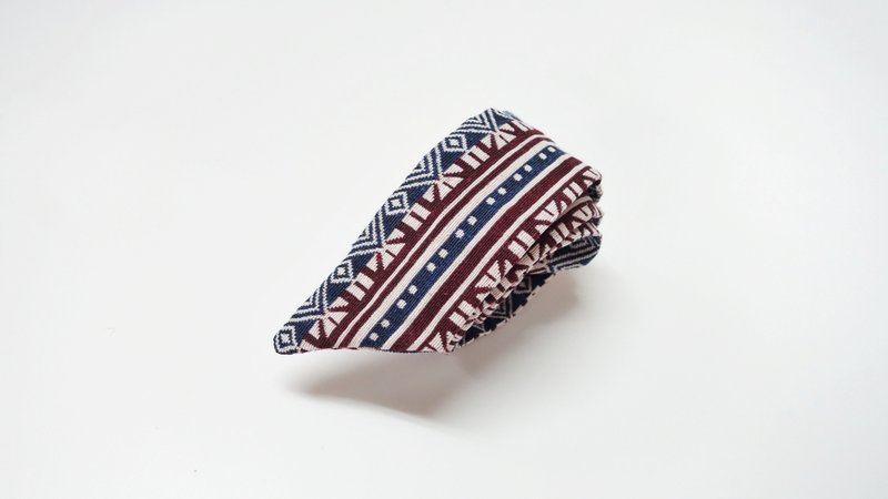 发带 铝线  图腾 hairband   *SK* - 发带/发箍 - 棉．麻 蓝色