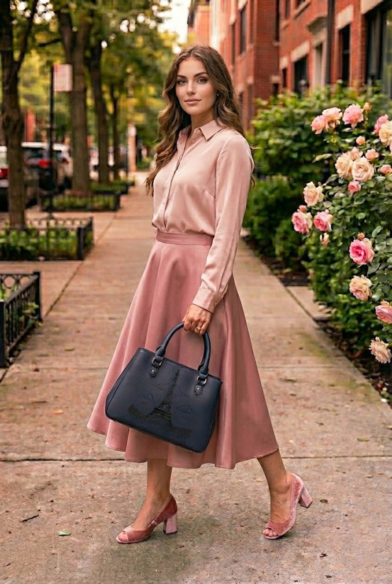 Lumi 柔雾托特包 - 手提包/手提袋 - 其他材质 蓝色