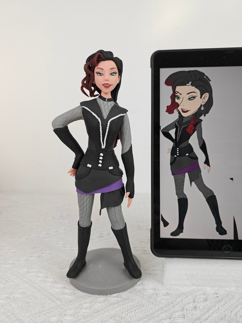 动漫 动画 漫画 小孩画画 绘图 手绘 礼物订制 订制化 人偶 公仔 - 玩偶/公仔 - 粘土 多色