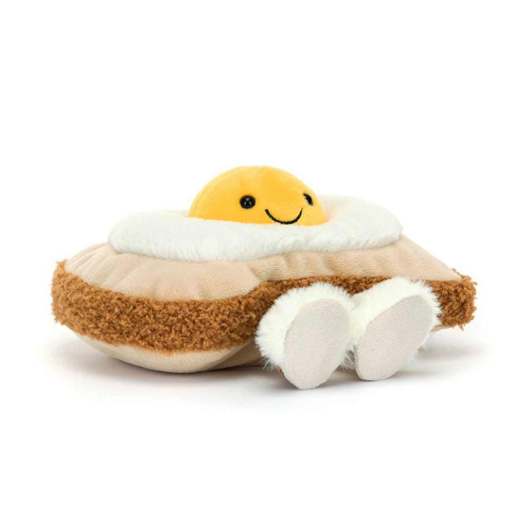 Amuseables Egglantine Egg on Toast 趣味太阳蛋吐司 - 玩偶/公仔 - 聚酯纤维 金色