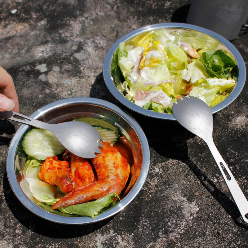 纯净无毒钛餐具 雾面匙叉两件组 - 餐刀/叉/匙组合 - 其他金属 银色