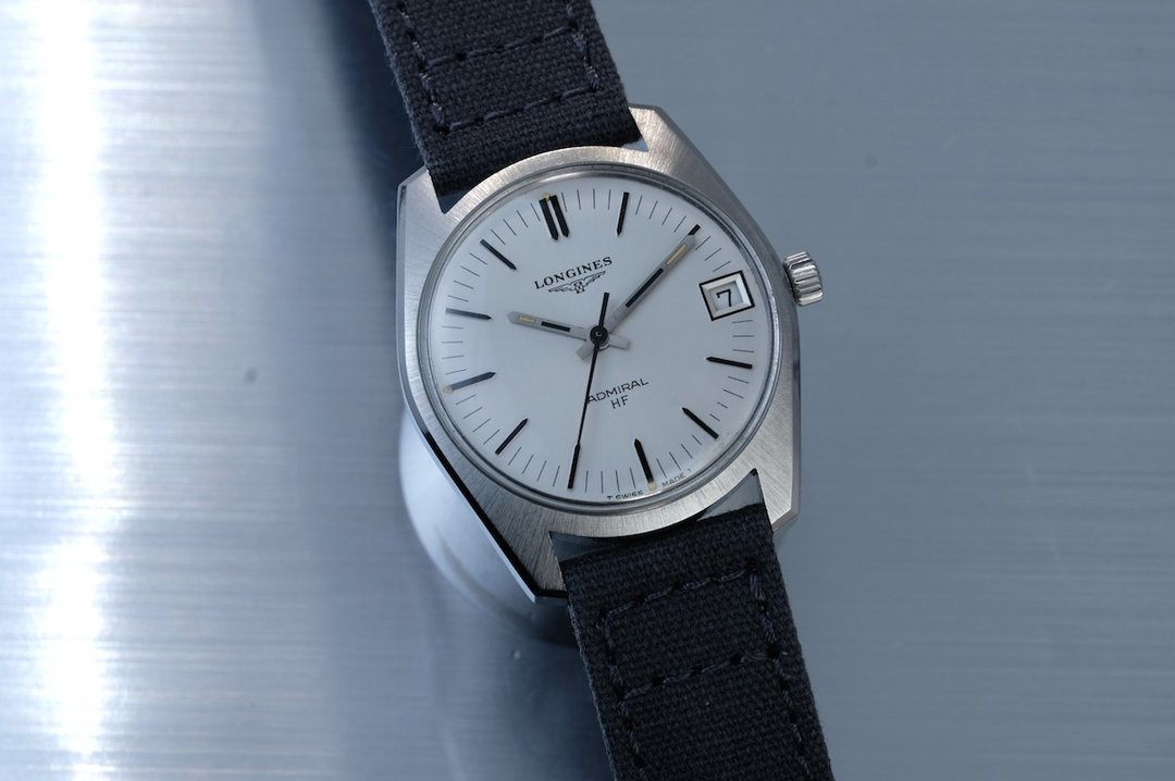 LONGINES admiral hf 浪琴 飞行表 先行者 Cal.6942 2301 1970s s - 女表 - 不锈钢 银色