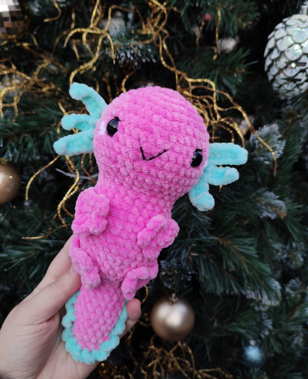 Crochet axolotl pattern, crochet axolotl, crochet axolotl plush, axolotl crochet - 其他数码设计 - 其他材质 