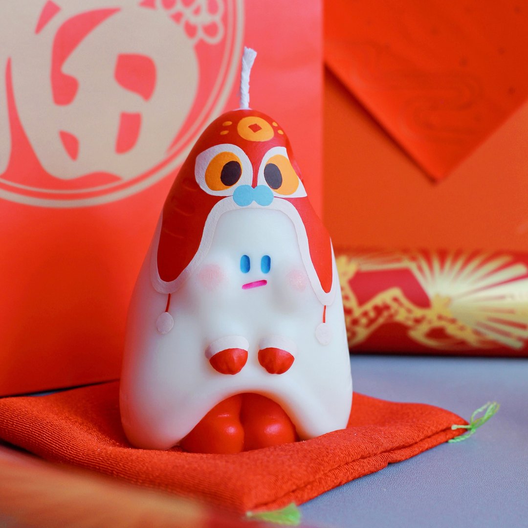【新年礼物】平安喜乐  手作香氛蠟燭 棉花柏木香味 - 香薰/精油/线香 - 蜡 
