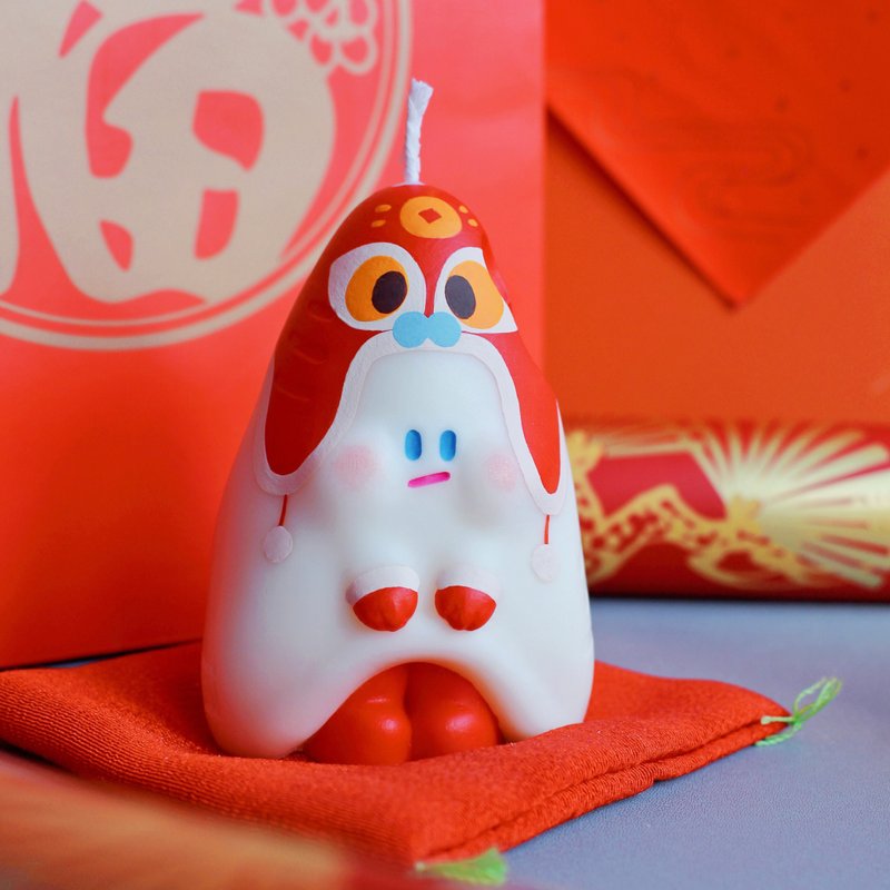 【新年礼物】平安喜乐  手作香氛蠟燭 棉花柏木香味 - 香薰/精油/线香 - 蜡 