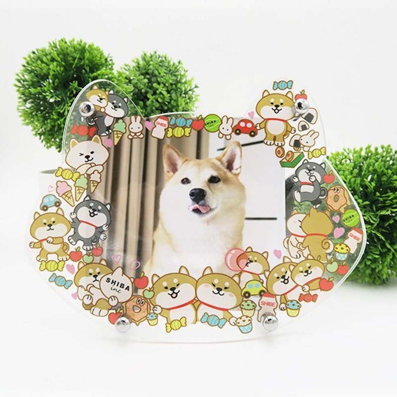 SHIBAinc|柴犬工房 柴头形 3R 相框 透明相架 相架 布置 摆设 - 画框/相框 - 压克力 